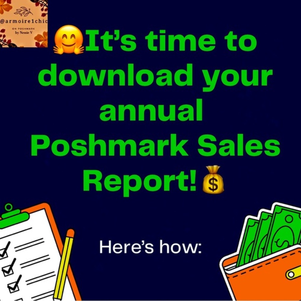 How to easily download AnnualPosh Sales Report &/or 1099-K Income Tax form. info